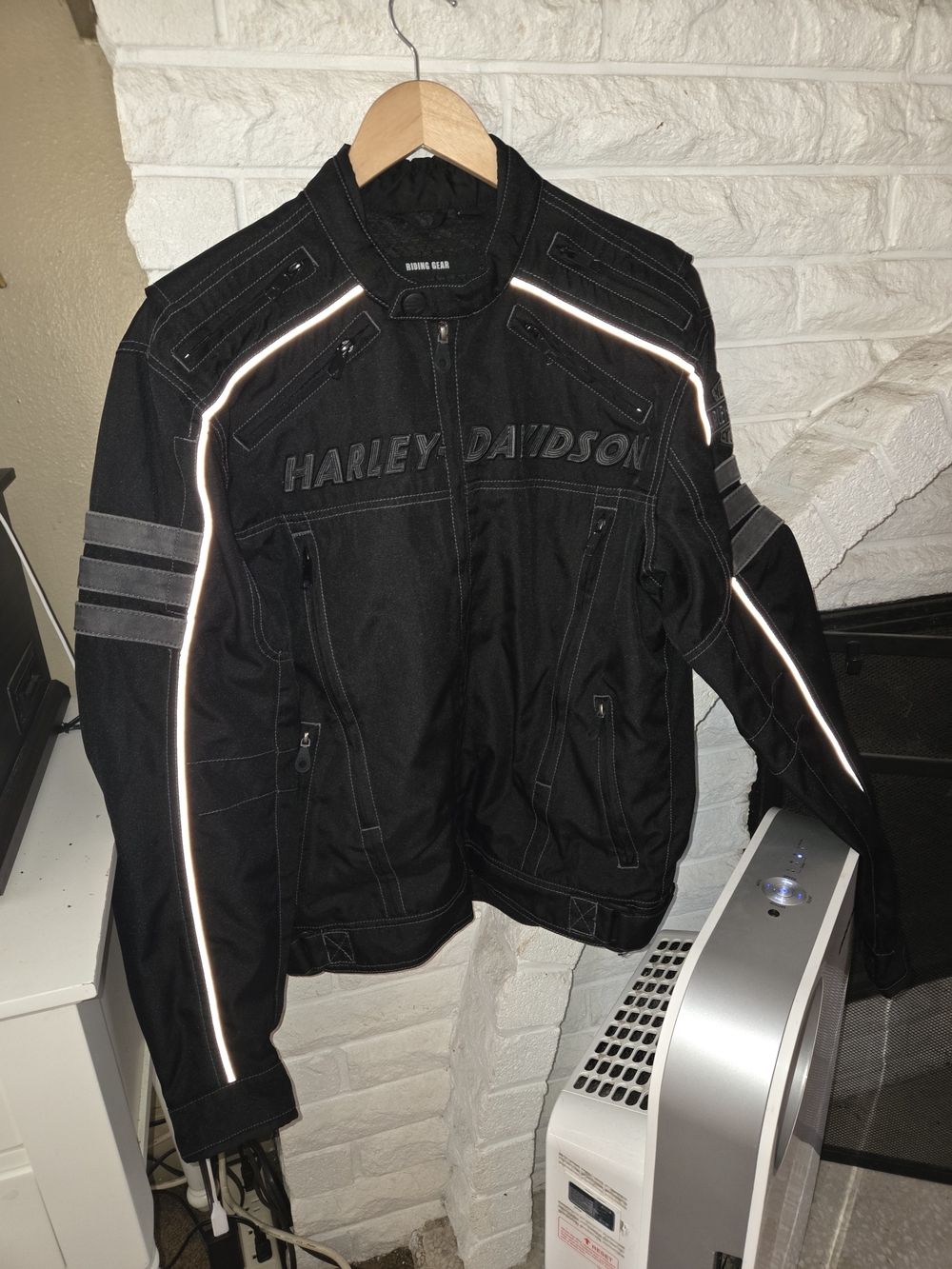 Harley-Davidson Men’s Black Reflective Riding Jacket M